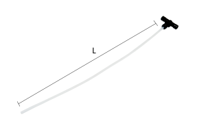 L=385 mm T csatlakozó csővel - elektrolit keringető rendszer